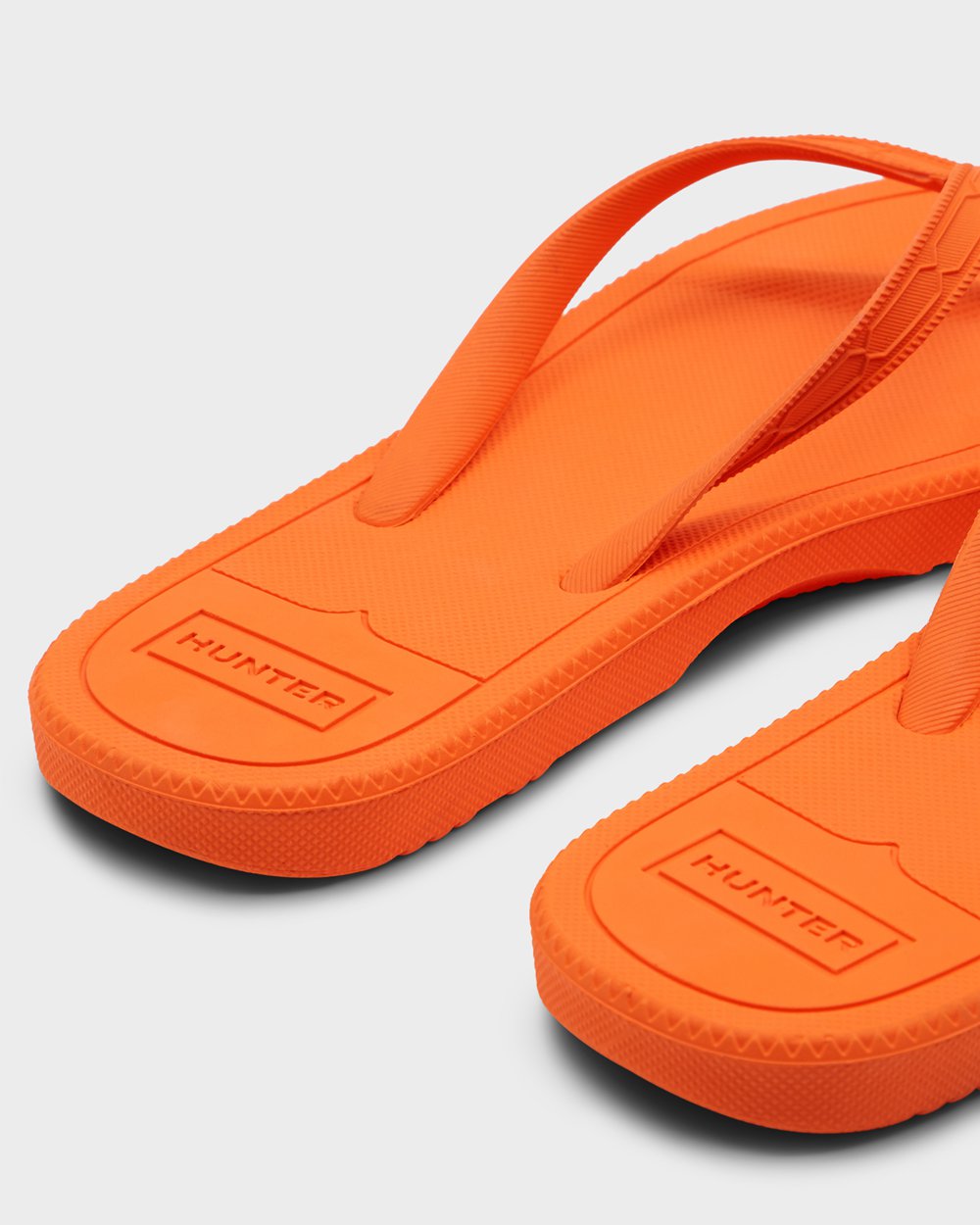 Hunter Flip Flops Oransje - Dame Original - Norge JKITYU-129